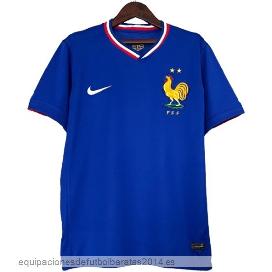 Nuevo Tailandia 1ª Camiseta Francia 2024 Azul Baratas